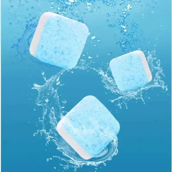 Lot de 12 comprimés effervescents nettoyants en profondeur pour réservoir d'eau de machine à laver, déodorant, outil de nettoyage ménager – Image 8