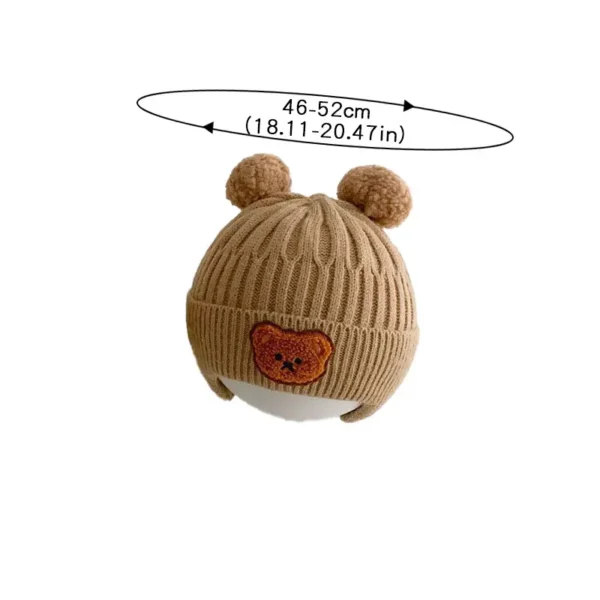 Bonnet d'hiver pour bébé Bonnet d'hiver pour bébé, bonnet tricoté avec protection des oreilles en forme d'ours de dessin animé pour tout-petits garçons et filles octobre 6, 2024 Kotazando