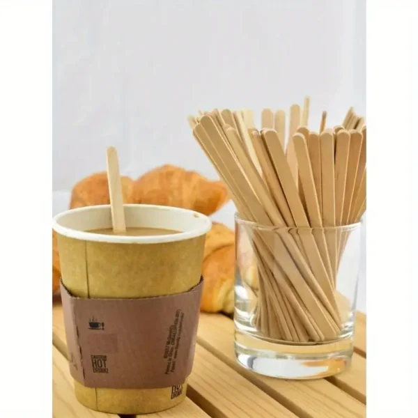 Lot de 100 bâtonnets à café en bois durables Lot de 100 bâtonnets à café en bois durables, Agitateurs à boissons biodégradables et jetables pour boissons et cocktails, parfaits pour une utilisation à la maison et au restaurant octobre 28, 2024 Kotazando