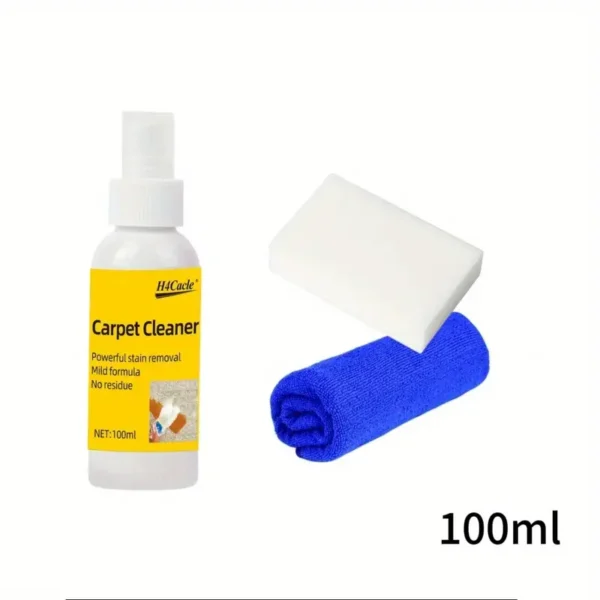 Nettoyant pour tapis H4Cacle, utilisation en intérieur et en tissu, pH neutre, peroxyde d'hydrogène amélioré, détachant pour tissus d'ameublement, canapé, rideaux, couvertures, solution de nettoyage à sec sans danger pour la maternité et les animaux domestiques, 300 ml – Image 7