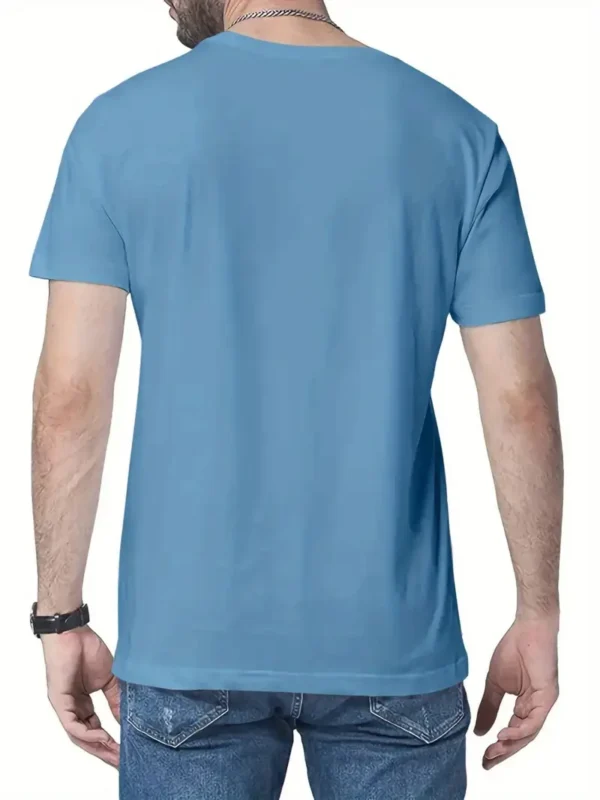 REP LAY NEW YORK BROOKLYN CITY Print, T-shirt décontracté à manches courtes et col ras du cou pour homme, hauts confortables pour le quotidien – Image 2
