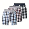 Lot de 3 culottes classiques à carreaux confortables et créatifs pour garçons Lot de 3 culottes classiques à carreaux confortables et créatifs pour garçons, shorts décontractés pour l'été en plein air 26 décembre 2024 Kotazando