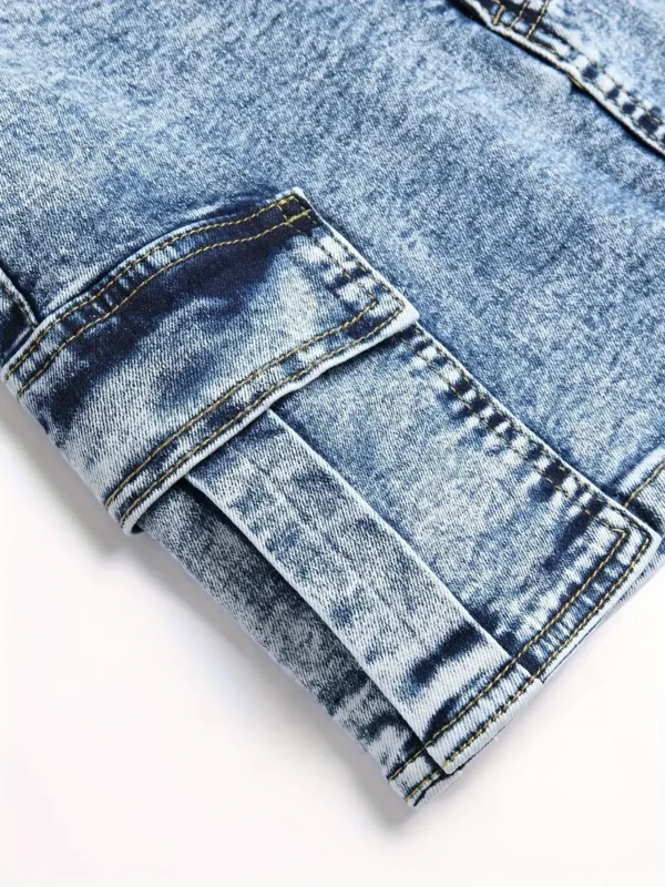 Jupe cargo taille haute élégante pour filles Jupe cargo taille haute élégante pour filles, jupe en jean extensible à poches multiples octobre 20, 2024 Kotazando