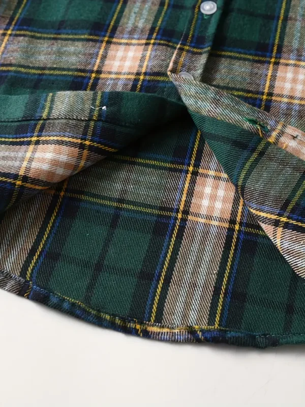 Chemise confortable à manches longues et col à revers pour garçon avec motif à carreaux Chemise confortable à manches longues et col à revers pour garçon avec motif à carreaux, haut décontracté pour un usage quotidien et en extérieur, lavable en machine 31 octobre 2024 Kotazando