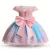 Robe de princesse élégante en dentelle brodée pour petite fille Robe de princesse élégante en dentelle brodée pour petite fille, robe de fête de premier anniversaire 18 octobre 2024 Kotazando