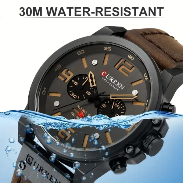 Montre de sport pour homme CURREN Montre de sport pour homme CURREN, montre-bracelet multifonctionnelle et étanche 4 octobre 2024 Kotazando