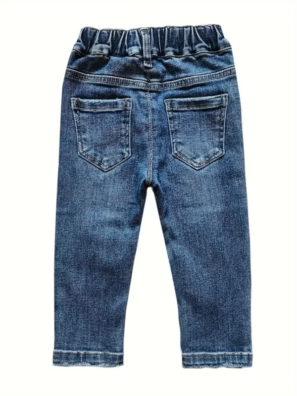 Pantalon en jean taille élastique pour bébé garçon Pantalon en jean taille élastique pour bébé garçon, jean déchiré pour le printemps et l'automne 15 octobre 2024 Kotazando