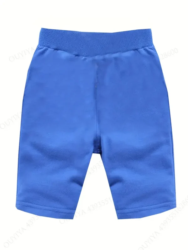 Lot de 3 shorts décontractés pour garçons, doux, confortables et respirants pour l'été, vêtements pour enfants – Image 5