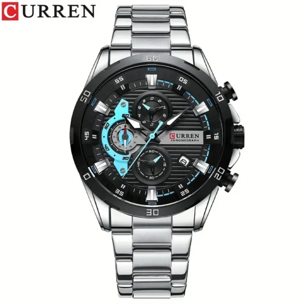 Montre de sport multifonctionnelle pour homme CURREN avec chronographe et pointeur en acier inoxydable Montre de sport multifonctionnelle pour homme CURREN avec chronographe et pointeur en acier inoxydable 4 octobre 2024 Kotazando