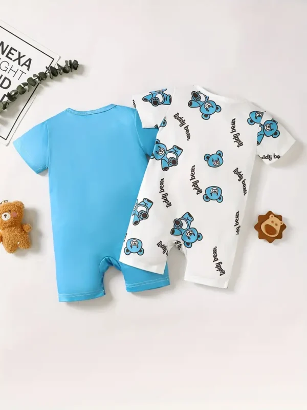 2 Ensemble de vêtements pour bébé garçon et fille avec imprimé graphique d'ours mignon à manches courtes 2 Ensemble de vêtements pour bébé garçon et fille avec imprimé graphique d'ours mignon à manches courtes octobre 6, 2024 Kotazando