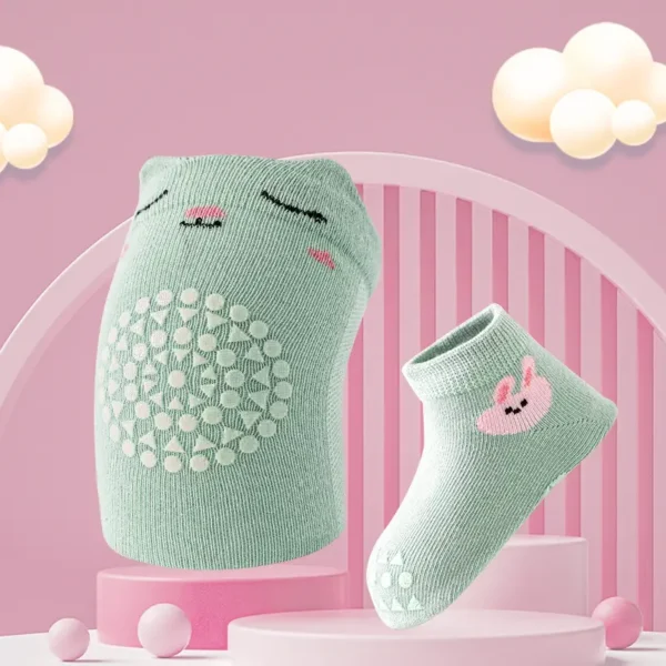 Lot de 2 protections pour bébé rampant Lot de 2 protections pour bébé rampant, genouillères et chaussettes antidérapantes, chaussettes antidérapantes pour toutes les saisons, motif dessin animé doux et confortable pour garçons 6 octobre 2024 Kotazando