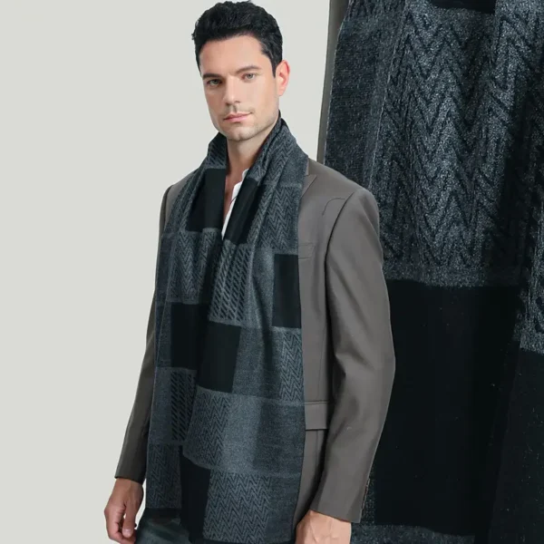 Écharpe élégante pour homme Écharpe élégante pour homme, longue écharpe à franges tissée 100 % polyester, accessoire d'hiver polyvalent, tour de cou chaud pour superposer un costume, cadeau de fête idéal octobre 5, 2024 Kotazando