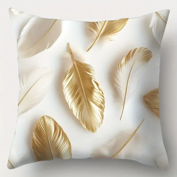 Lot de 4 housses de coussin à imprimé artistique feuille d'or et plumes Lot de 4 housses de coussin à imprimé artistique feuille d'or et plumes, housses de coussin carrées en polyester de 45,01 cm pour décoration de salon, Fermeture à glissière, lavables en machine, parfaites pour les canapés et les lits 22 octobre 2024 Kotazando