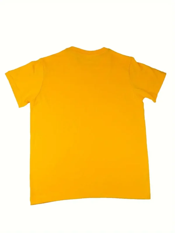 Lot de 7 t-shirts 100 % coton pour enfants - T-shirts unisexes à col ras du cou de couleur unie, hauts décontractés à manches courtes pour garçons et filles – Image 4