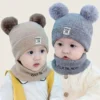 Lot de 2 bonnets à pompon en tricot pour bébé Lot de 2 bonnets à pompon en tricot pour bébé, 100 % polyester, tissu extensible lavable à la main, motif alphabet, chaud pour l'automne/hiver, à porter au quotidien et de manière décontractée pour les anniversaires, bonnets cache-oreilles à thème fantastique pour les enfants de 0 à 3 ans 26 décembre 2024 Kotazando