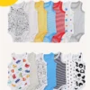 Lot de 7 bodies débardeurs assortis pour bébé garçon, Combinaisons d'été en coton pour bébé, col rond doux et respirant, variété de motifs, cadeau parfait pour les nouveau-nés 1 Lot de 7 bodies débardeurs assortis pour bébé garçon Lot de 7 bodies débardeurs assortis pour bébé garçon, Combinaisons d'été en coton pour bébé, col rond doux et respirant, variété de motifs, cadeau parfait pour les nouveau-nés 26 décembre 2024 Kotazando