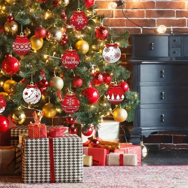 Lot de 24 décorations de sapin de Noël classiques rouges Lot de 24 décorations de sapin de Noël classiques rouges, Idéal pour la maison, le bureau et les décorations de fête octobre 22, 2024 Kotazando