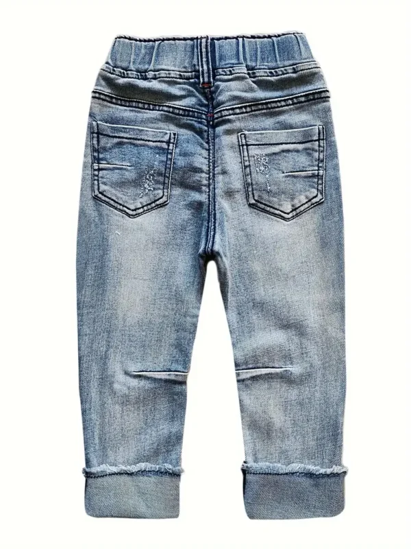 Jean en coton denim pour bébé garçon Jean en coton denim pour bébé garçon, pantalon décontracté doux et confortable avec taille élastique 15 octobre 2024 Kotazando