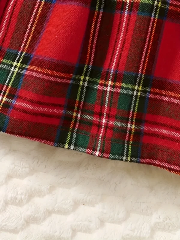 Ensemble robe à manches longues et béret pour filles, vêtements d'hiver et d'automne, fête, cadeau – Image 7