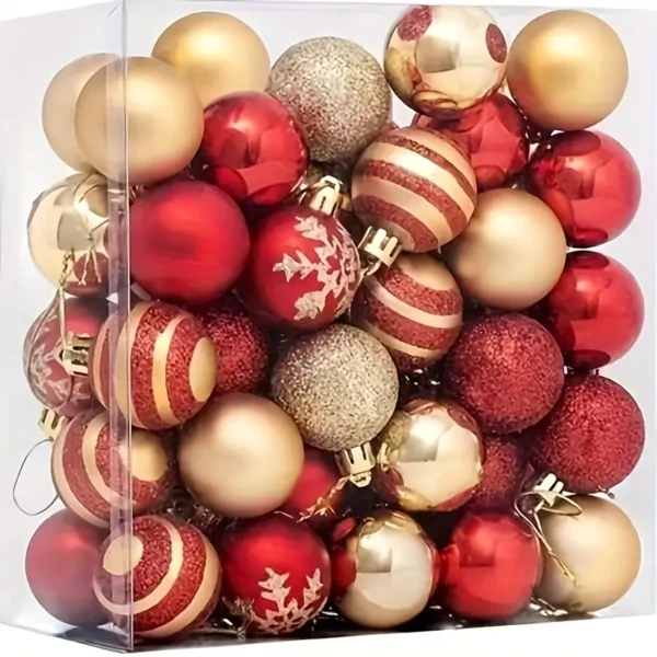 Lot de 50 boules de Noël classiques Lot de 50 boules de Noël classiques, 4 cm - Électroplaquées et peintes, Décoration d'arbre parfaite pour les fêtes, y compris Halloween, Noël, la Saint-Valentin, Thanksgiving 22 octobre 2024 Kotazando