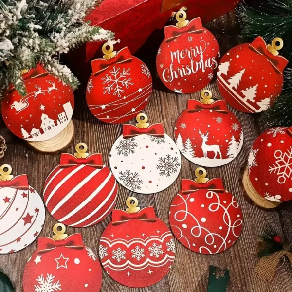 Lot de 24 décorations de sapin de Noël classiques rouges Lot de 24 décorations de sapin de Noël classiques rouges, Idéal pour la maison, le bureau et les décorations de fête octobre 22, 2024 Kotazando