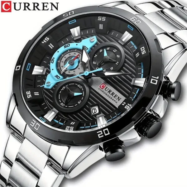 Montre de sport multifonctionnelle pour homme CURREN avec chronographe et pointeur en acier inoxydable Montre de sport multifonctionnelle pour homme CURREN avec chronographe et pointeur en acier inoxydable 4 octobre 2024 Kotazando