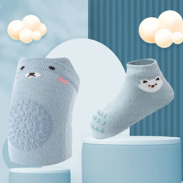 Lot de 2 protections pour bébé rampant Lot de 2 protections pour bébé rampant, genouillères et chaussettes antidérapantes, chaussettes antidérapantes pour toutes les saisons, motif dessin animé doux et confortable pour garçons 6 octobre 2024 Kotazando