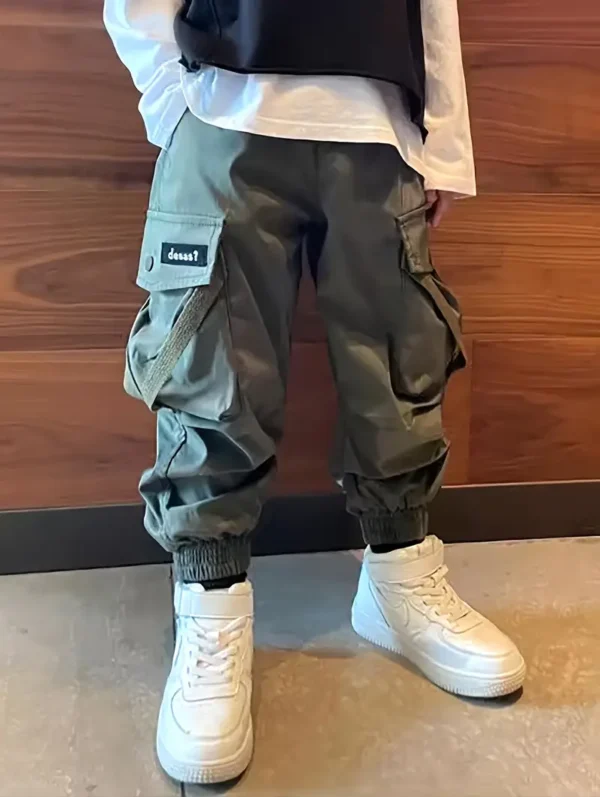 Pantalon de travail de style américain pour homme, pantalon décontracté ample à la cheville pour le printemps et l'automne, pour l'extérieur – Image 5