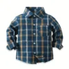 Chemise décontractée à manches longues et col à revers pour garçon Chemise décontractée à manches longues et col à revers pour garçon, motif à carreaux, idéale pour un usage quotidien et extérieur, lavable en machine, haut toutes saisons 26 décembre 2024 Kotazando