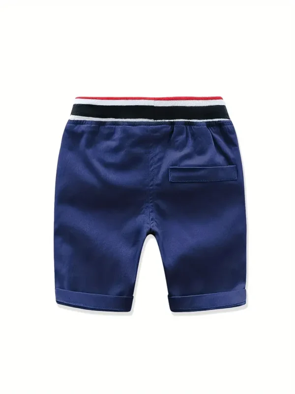 Short rayé à taille élastique avec poches pour garçon Short rayé à taille élastique avec poches pour garçon, short décontracté, vêtements d'été pour garçon octobre 31, 2024 Kotazando