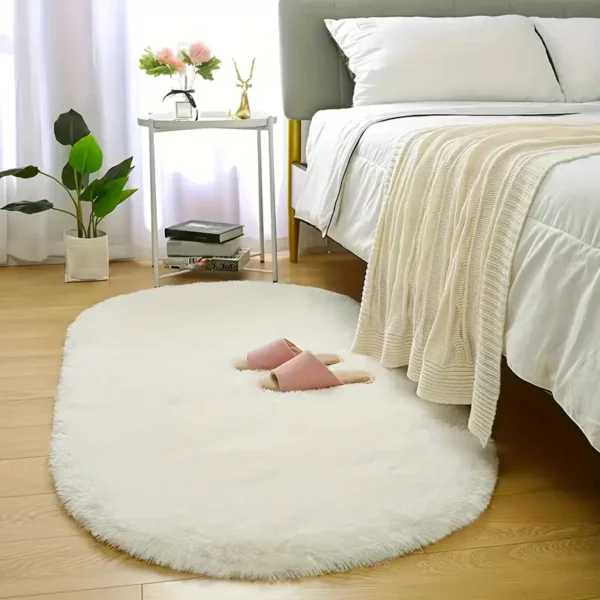 1 pièce 1 pièce, tapis doux et moelleux à poils longs pour le salon, tapis de sol à poils longs pour la chambre à coucher, tapis de décoration pour la maison, joli tapis de luxe antidérapant lavable en machine, décoration de chambre à coucher octobre 27, 2024 Kotazando