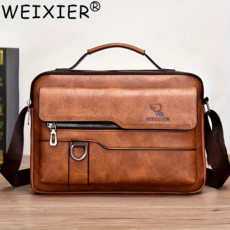WEIXIER Sac à bandoulière pour printemps et été, sac à main décontracté en PU, cadeau pour père/anniversaire 6 WEIXIER Sac à bandoulière pour printemps et été, sac à main décontracté en PU, cadeau pour père/anniversaire – Image 5