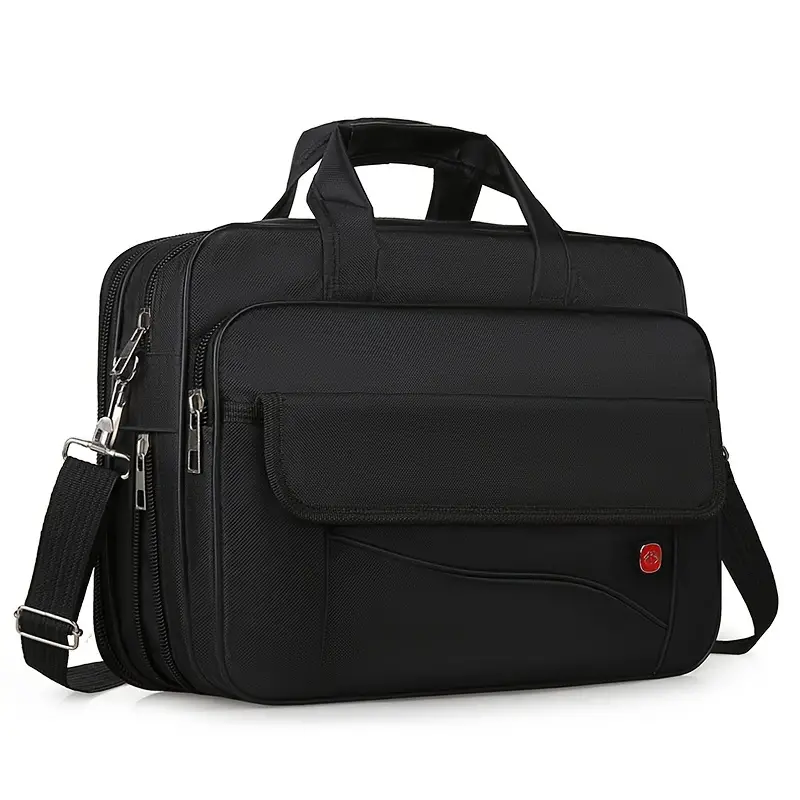 Porte-documents en nylon multicouche pour homme, sac à main d'affaires de grande capacité 2 Porte-documents en nylon multicouche pour homme, sac à main d'affaires de grande capacité