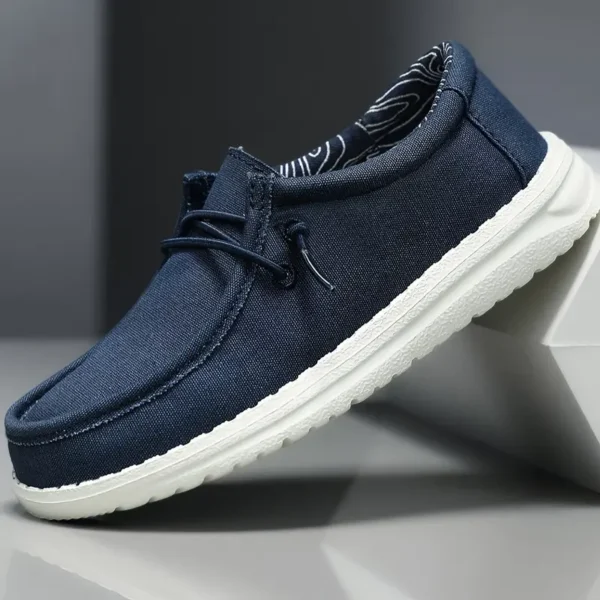 Mocassins décontractés et confortables de couleur unie pour garçons, baskets respirantes et antidérapantes pour la marche et la course à pied – Image 9