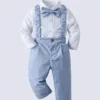 Ensemble de tenue formelle 2 pièces pour tout-petits garçons avec chemise à manches longues Ensemble de tenue formelle 2 pièces pour tout-petits garçons avec chemise à manches longues, nœud papillon et pantalon à bretelles, style gentleman classique pour mariage, fête d'anniversaire, soirée, baby shower, tissu d'extérieur 1 novembre 2024 Kotazando