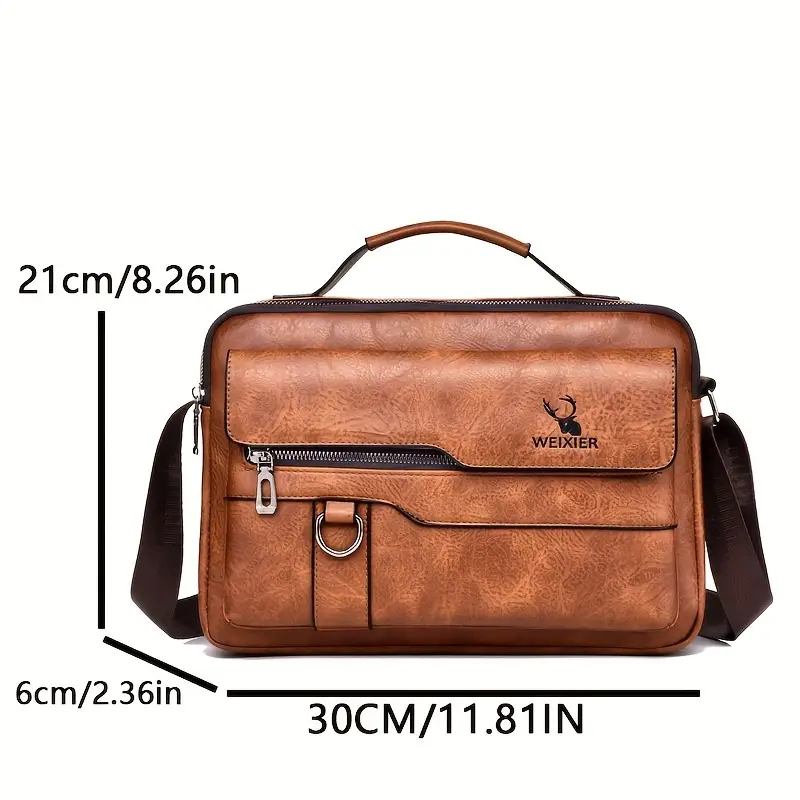 WEIXIER Sac à bandoulière pour printemps et été, sac à main décontracté en PU, cadeau pour père/anniversaire 10 WEIXIER Sac à bandoulière pour printemps et été, sac à main décontracté en PU, cadeau pour père/anniversaire – Image 9