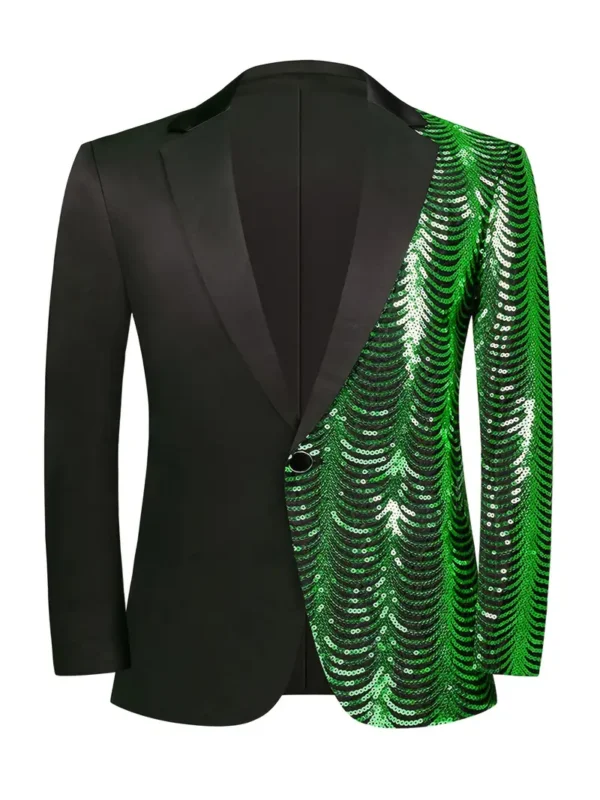 Veste de costume asymétrique à paillettes brillantes pour garçons Veste de costume asymétrique à paillettes brillantes pour garçons, blazer, smoking formel à un bouton pour mariage, concours, fête d'anniversaire novembre 13, 2024 Kotazando