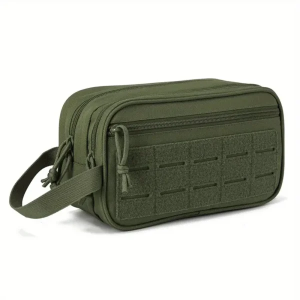 Sac à main d'extérieur tendance et résistant à l'usure pour homme, système Molle, portable, léger, grande capacité, trousse de toilette de voyage, sacs de rangement pour petits articles – Image 3