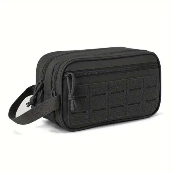 Sac à main d'extérieur tendance et résistant à l'usure pour homme, système Molle, portable, léger, grande capacité, trousse de toilette de voyage, sacs de rangement pour petits articles – Image 4