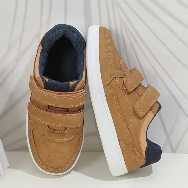 Baskets basses décontractées et confortables pour garçons, chaussures de skateboard légères et antidérapantes pour toutes les saisons – Image 5