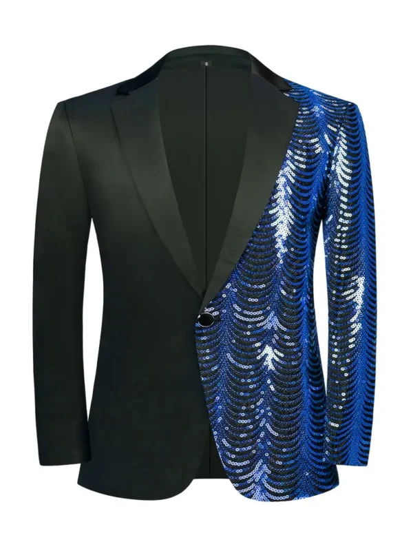 Veste de costume asymétrique à paillettes brillantes pour garçons Veste de costume asymétrique à paillettes brillantes pour garçons, blazer, smoking formel à un bouton pour mariage, concours, fête d'anniversaire novembre 13, 2024 Kotazando