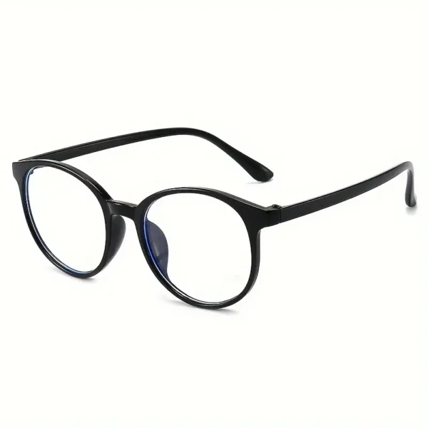 Lunettes à monture ovale mignonnes, lunettes de protection des yeux à monture TR, pour les adolescents, décorations scolaires quotidiennes – Image 2