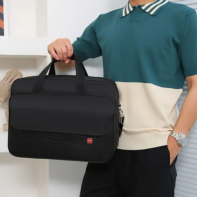 Porte-documents en nylon multicouche pour homme, sac à main d'affaires de grande capacité 4 Porte-documents en nylon multicouche pour homme, sac à main d'affaires de grande capacité – Image 3