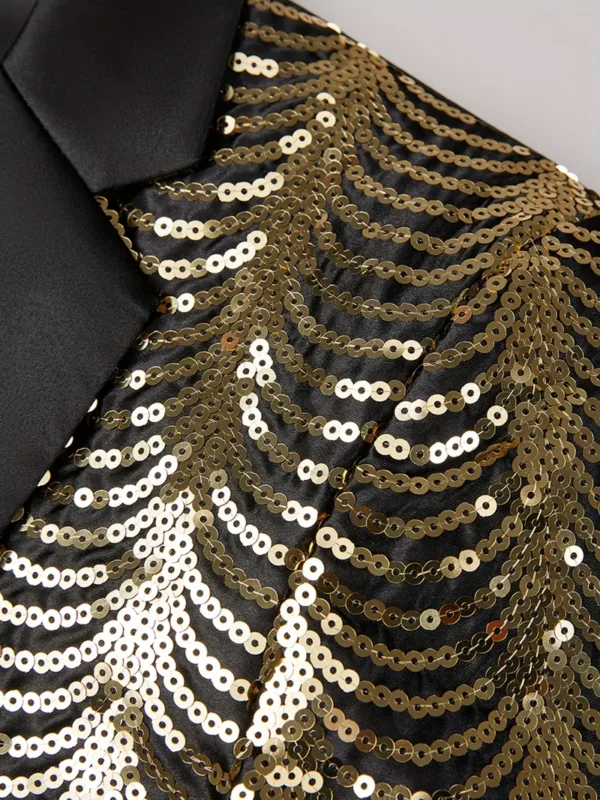 Veste de costume asymétrique à paillettes brillantes pour garçons Veste de costume asymétrique à paillettes brillantes pour garçons, blazer, smoking formel à un bouton pour mariage, concours, fête d'anniversaire novembre 13, 2024 Kotazando