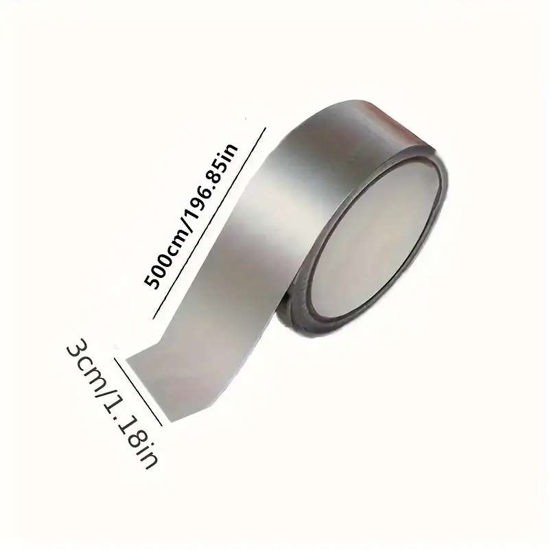 Ruban d'étanchéité en aluminium pour cuisine, Imperméable, résistant à l'huile, aux hautes températures et au feu pour les joints de cuisinière et de tuyaux 7 Ruban d'étanchéité en aluminium pour cuisine, Imperméable, résistant à l'huile, aux hautes températures et au feu pour les joints de cuisinière et de tuyaux – Image 6