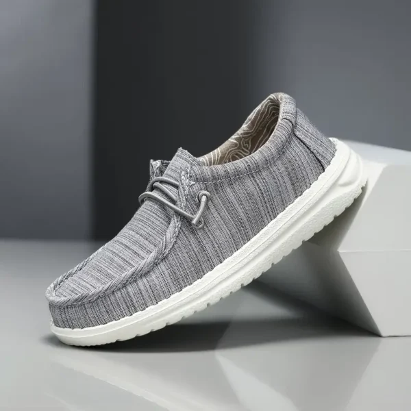 Mocassins décontractés et confortables de couleur unie pour garçons, baskets respirantes et antidérapantes pour la marche et la course à pied – Image 6