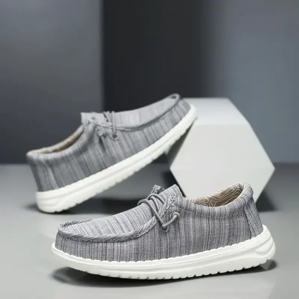 Mocassins décontractés et confortables de couleur unie pour garçons, baskets respirantes et antidérapantes pour la marche et la course à pied – Image 7
