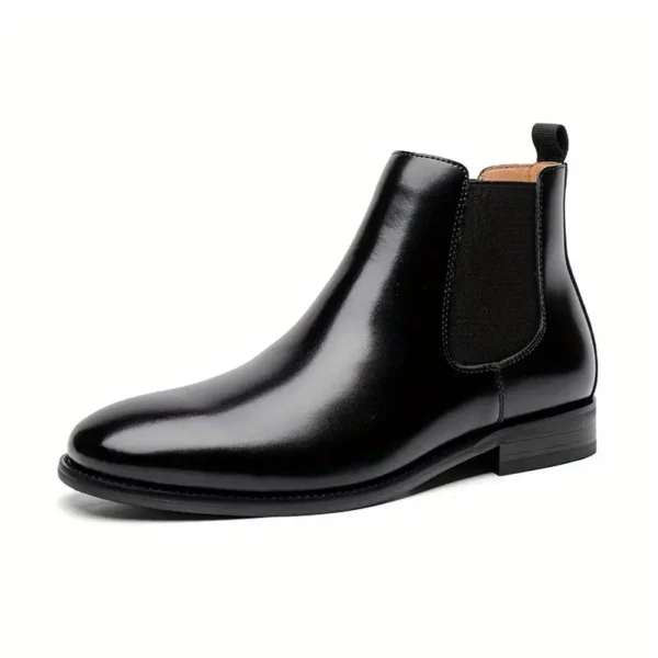 Bottines Chelsea élégantes et confortables pour hommes, chaussures de marche décontractées, bottes à enfiler