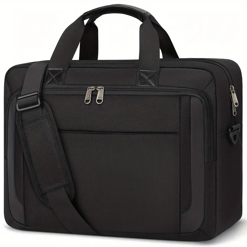 Sacoche pour ordinateur portable NEHWEY pour homme de 43,94 cm, Sac messager Oxford imperméable avec bandoulière réglable, étui de voyage d'affaires léger 2 Sacoche pour ordinateur portable NEHWEY pour homme de 43,94 cm, Sac messager Oxford imperméable avec bandoulière réglable, étui de voyage d'affaires léger