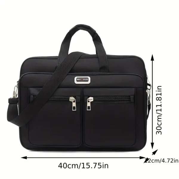Sac pour ordinateur portable, style horizontal, grande capacité, multifonction, porte-documents à bandoulière, sacs d'école, cadeaux de Saint-Valentin – Image 4